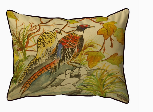 Pheasant Corded Pillow