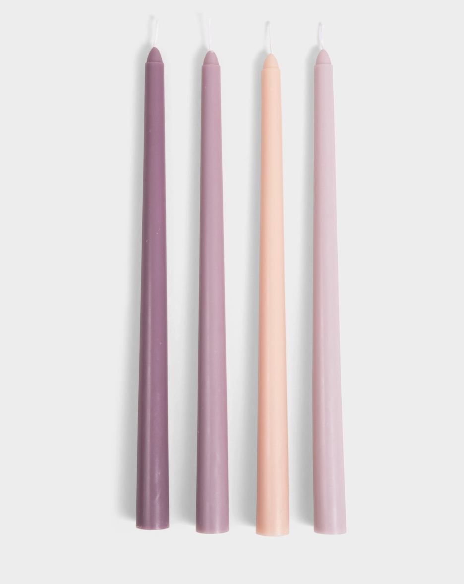 Pastel Advent Candles