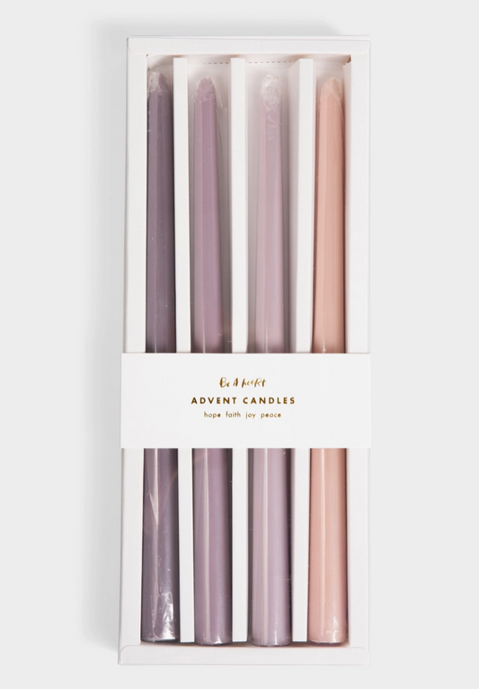 Pastel Advent Candles