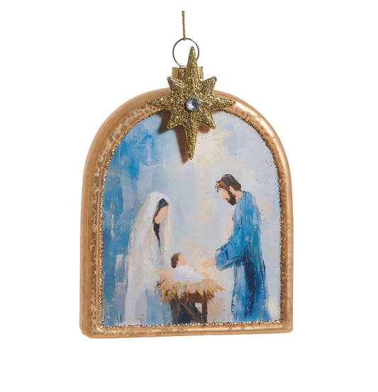 4.5" Holy Family Arch Ornament