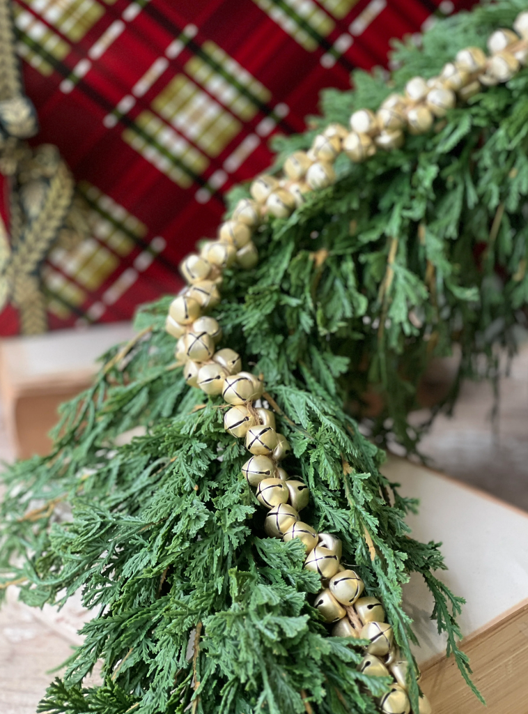 4' Gold Jingle All the Way Bell Garland