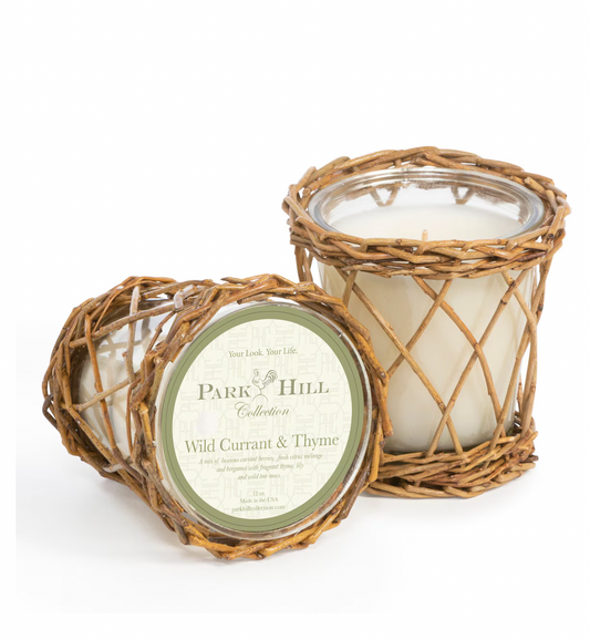 Wild Currant & Thyme Tonic Willow Candle