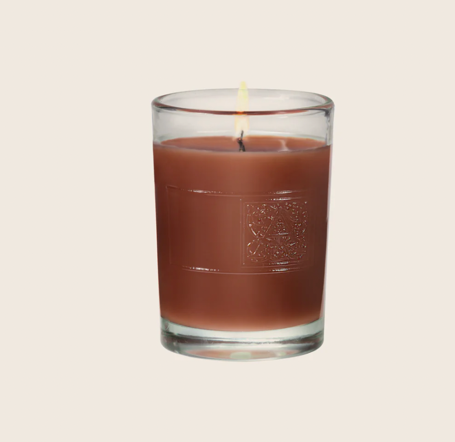 Aromatique Fall Votive Glass Candle