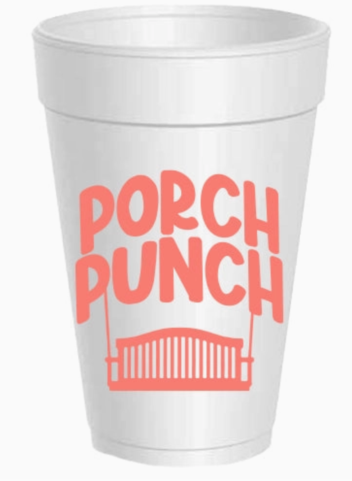 Porch Punch Foam Cups