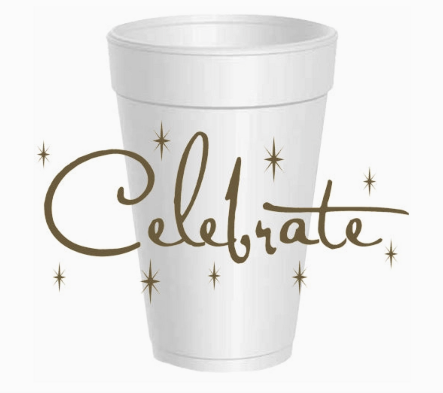 Celebrate Wrap Around Styrofoam Cups