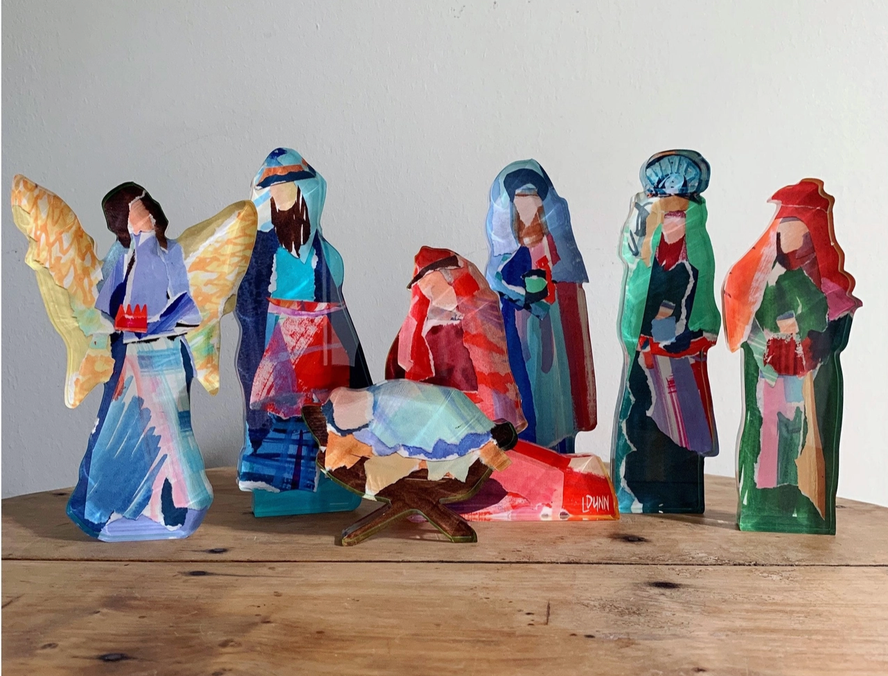 Acrylic Nativity Set Large