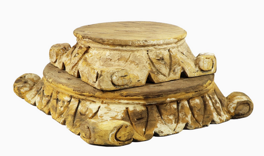 Carved Pillar Base - 2 Sizes