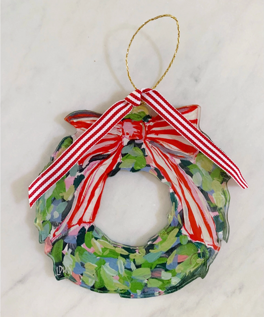 Acrylic Wreath Ornament