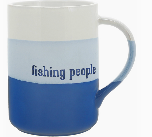18 oz. Fishing People Mug