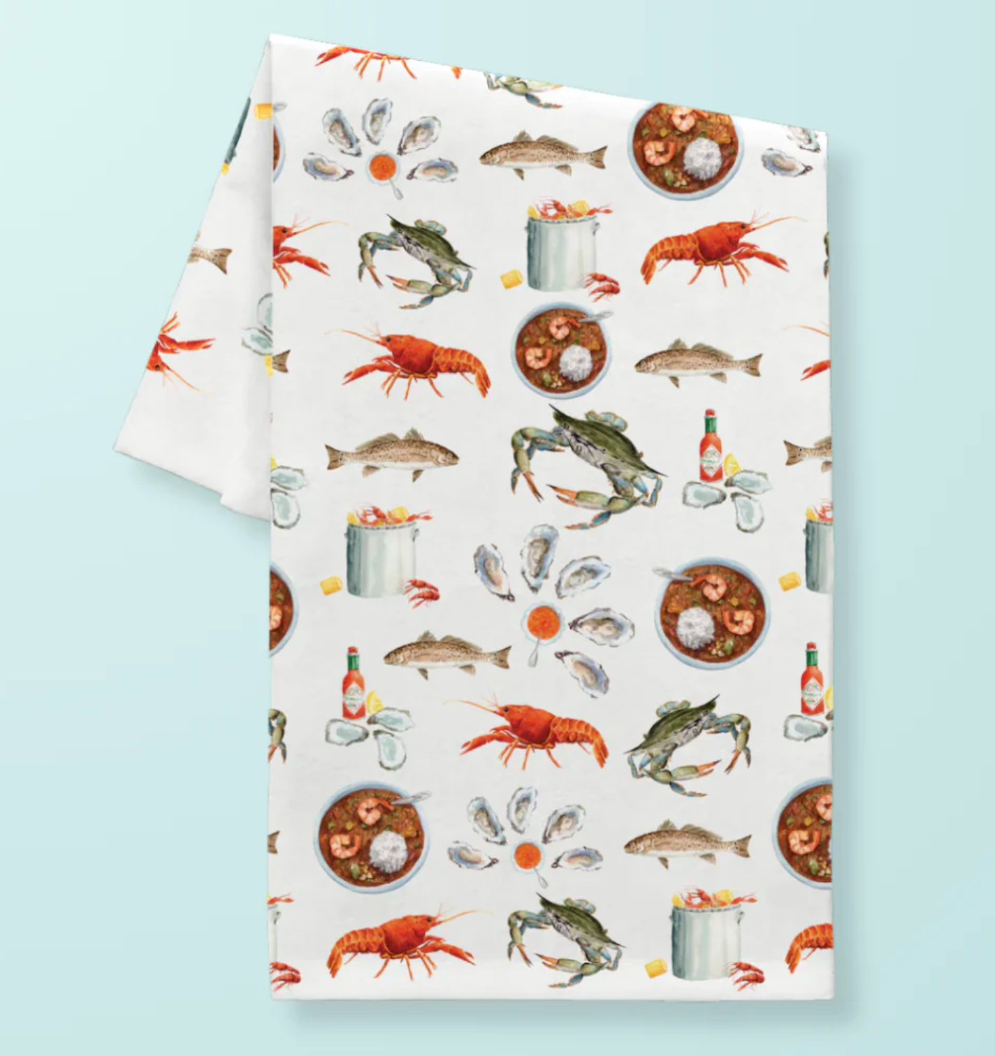 Cajun Cuisine Tea Towel