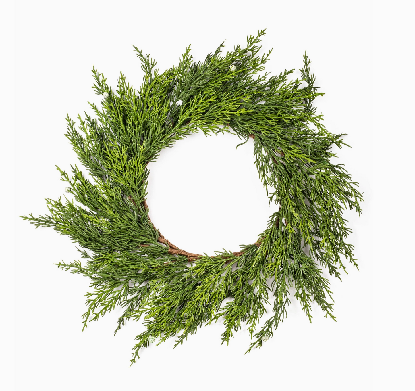 16" Large Cypress Candle Ring