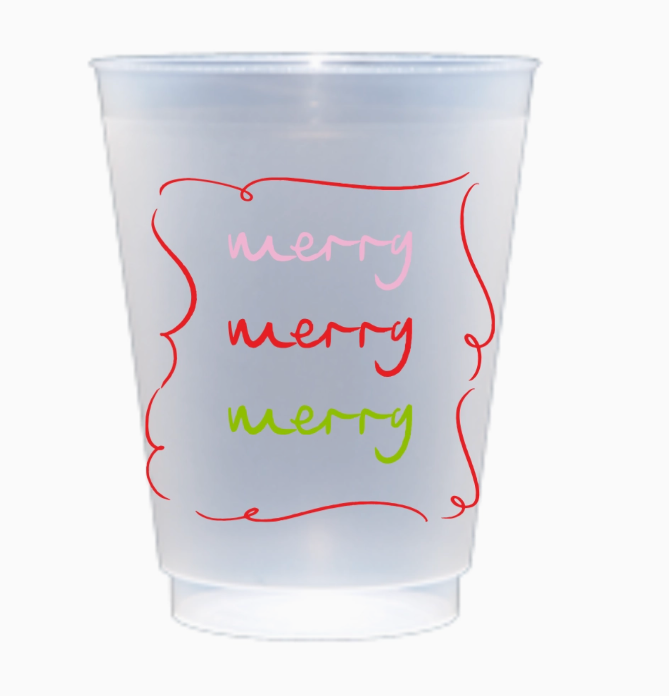 'Merry Merry Merry' Napkins & Cups