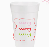 'Merry Merry Merry' Napkins & Cups