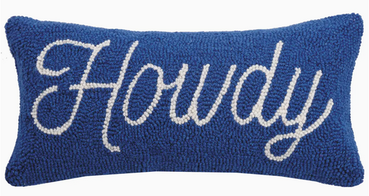 'Howdy' Hook Pillow