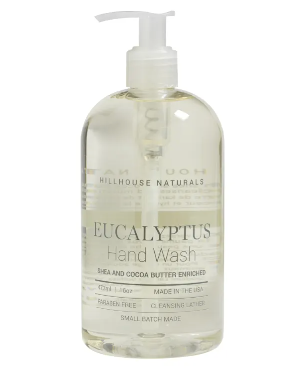Hillhouse Naturals 16 oz. Eucalyptus Hand Wash & Lotion
