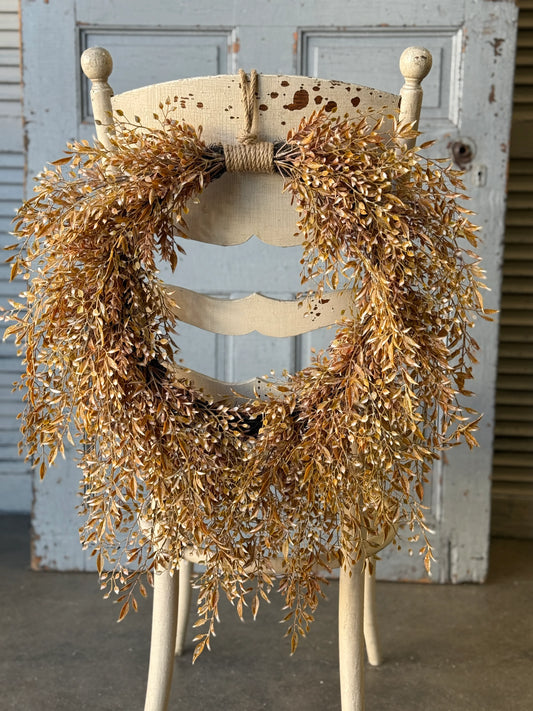 24" Ambermist Sage Hanging Wreath