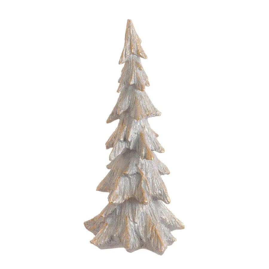 WN 18" Gold/Silver Glitter Table Top Tree