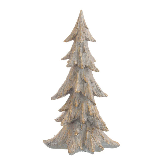 WN 21" Gold/Silver Glitter Table Top Tree