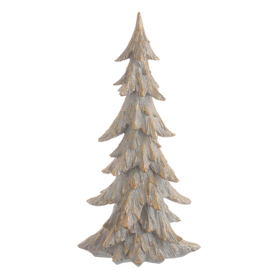 WN 27" Gold/Silver Glitter Table Top Tree