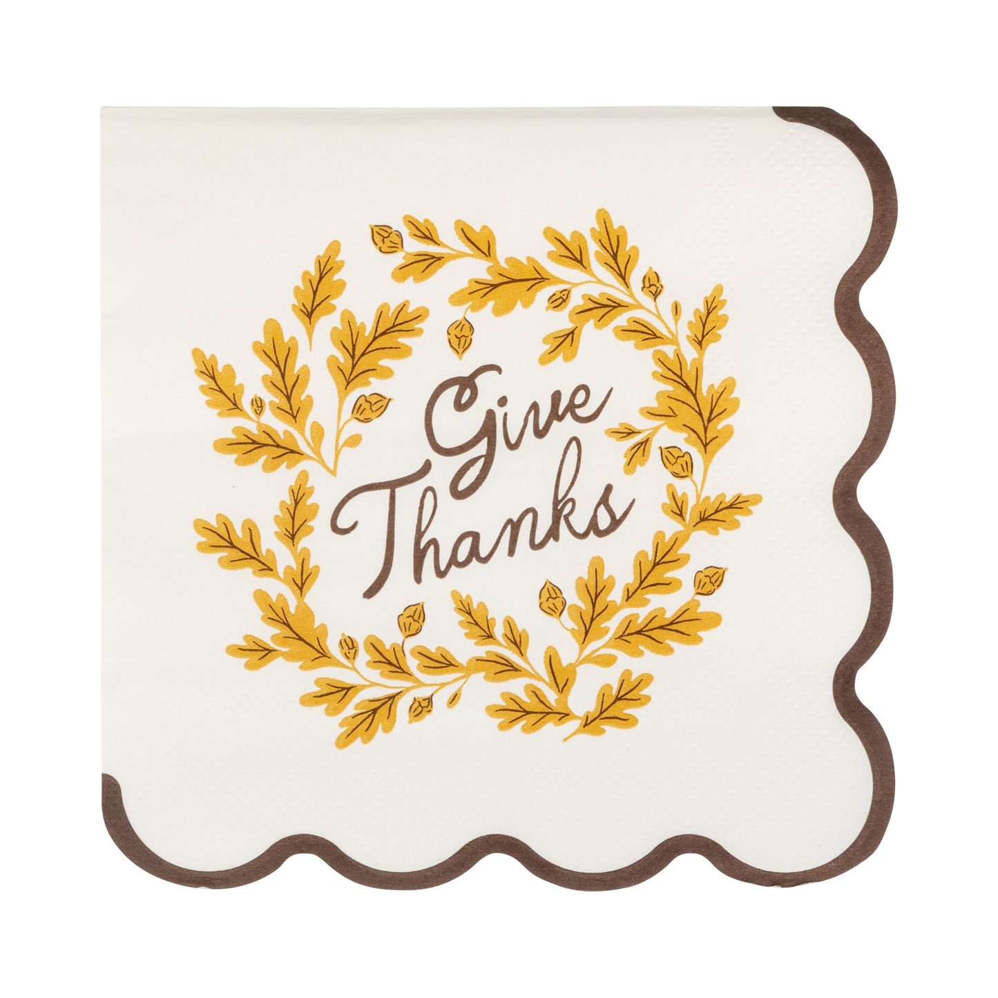 Give Thanks Cocktail Paper Napkins