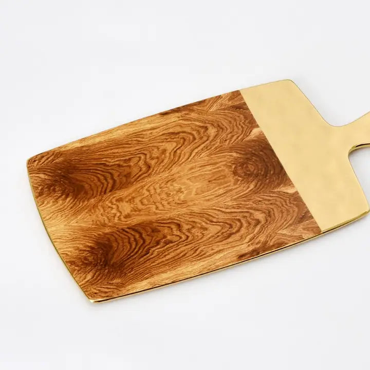 Madera Gold & Wood Serving Board