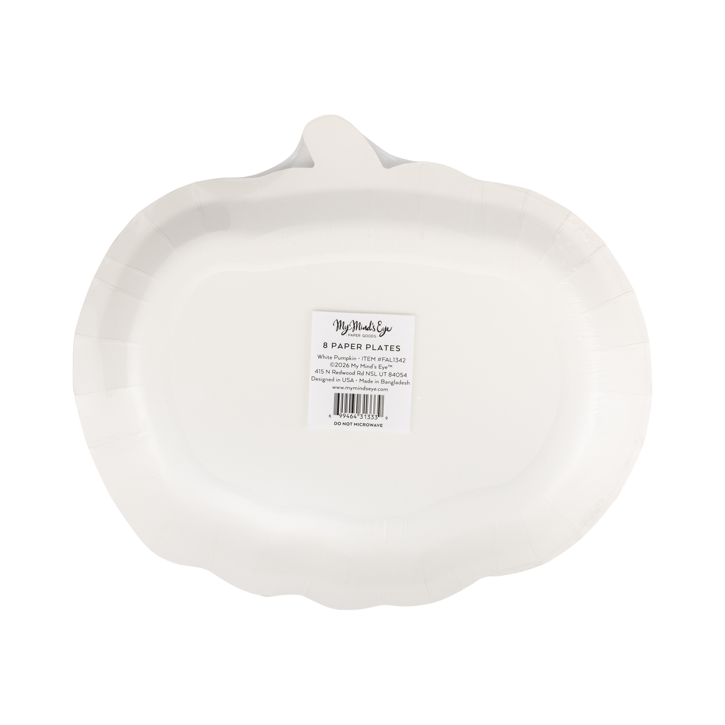 Cream Pumpkin Shaped Plate