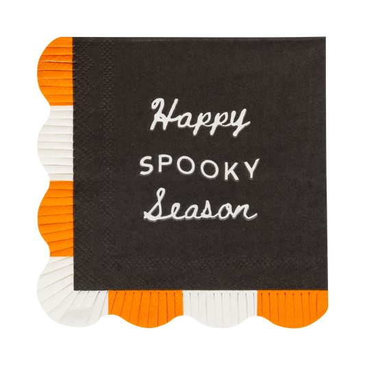 Happy Spooky Season Fringed Napkin