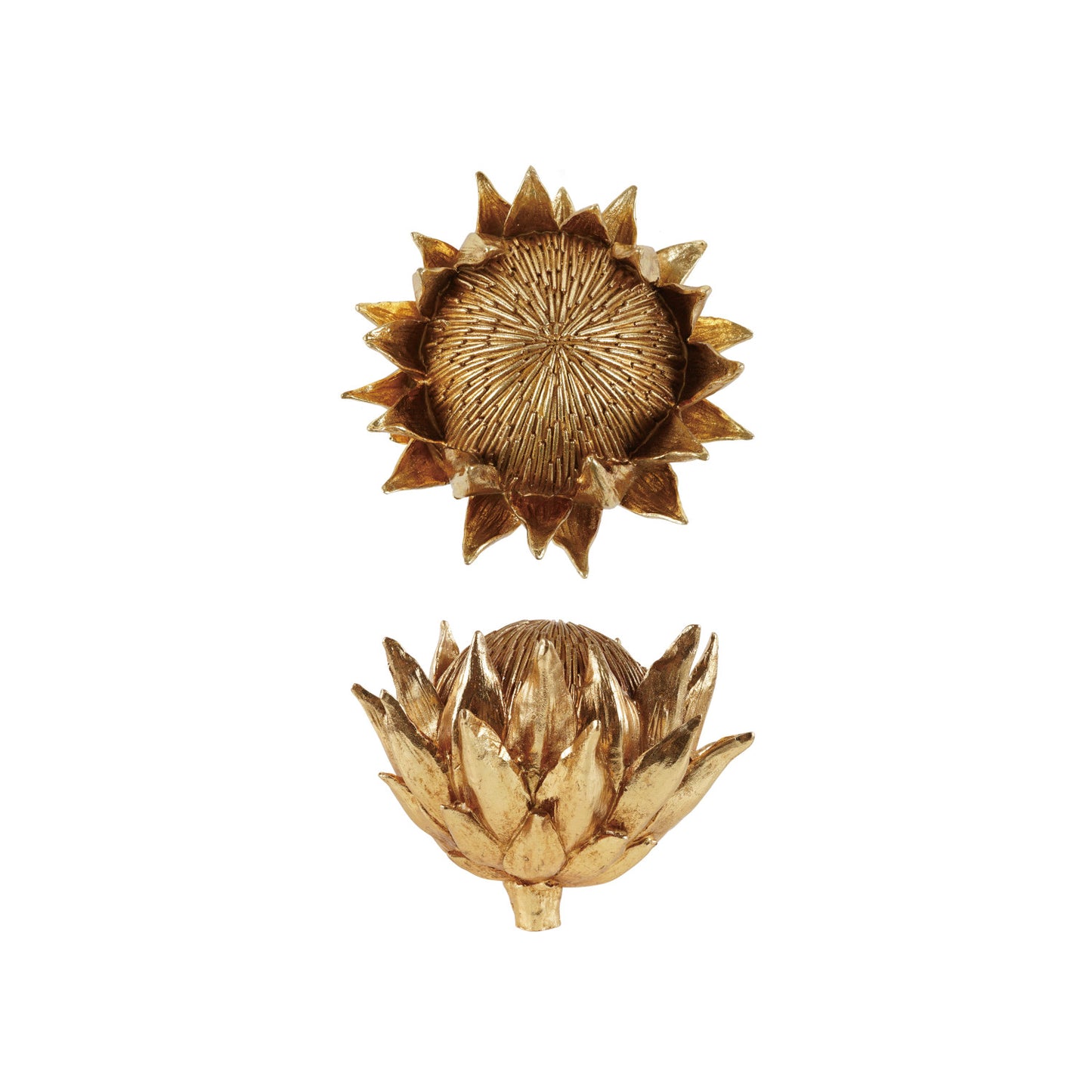 Gold Resin Artichoke
