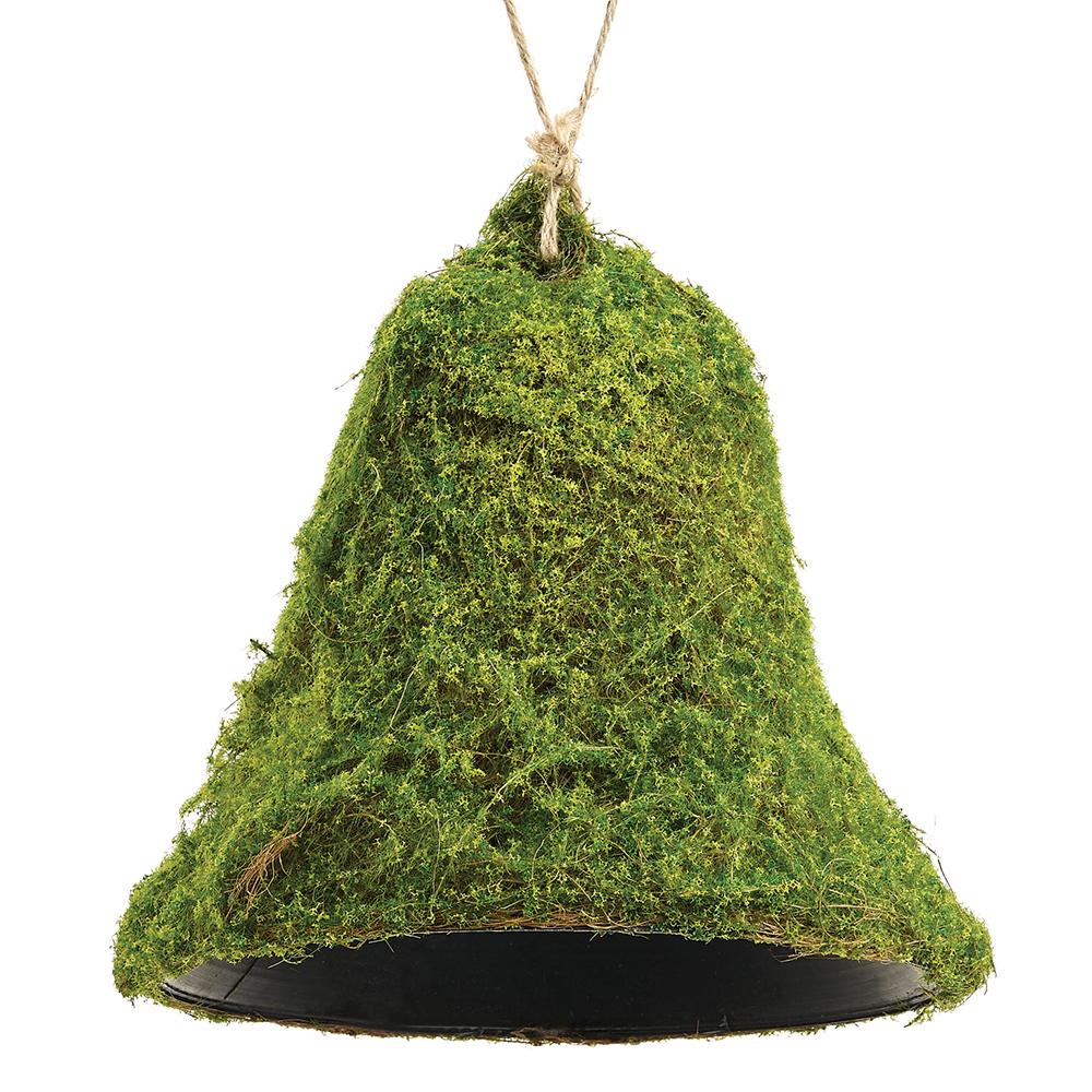 9" Moss Bell Green Ornament