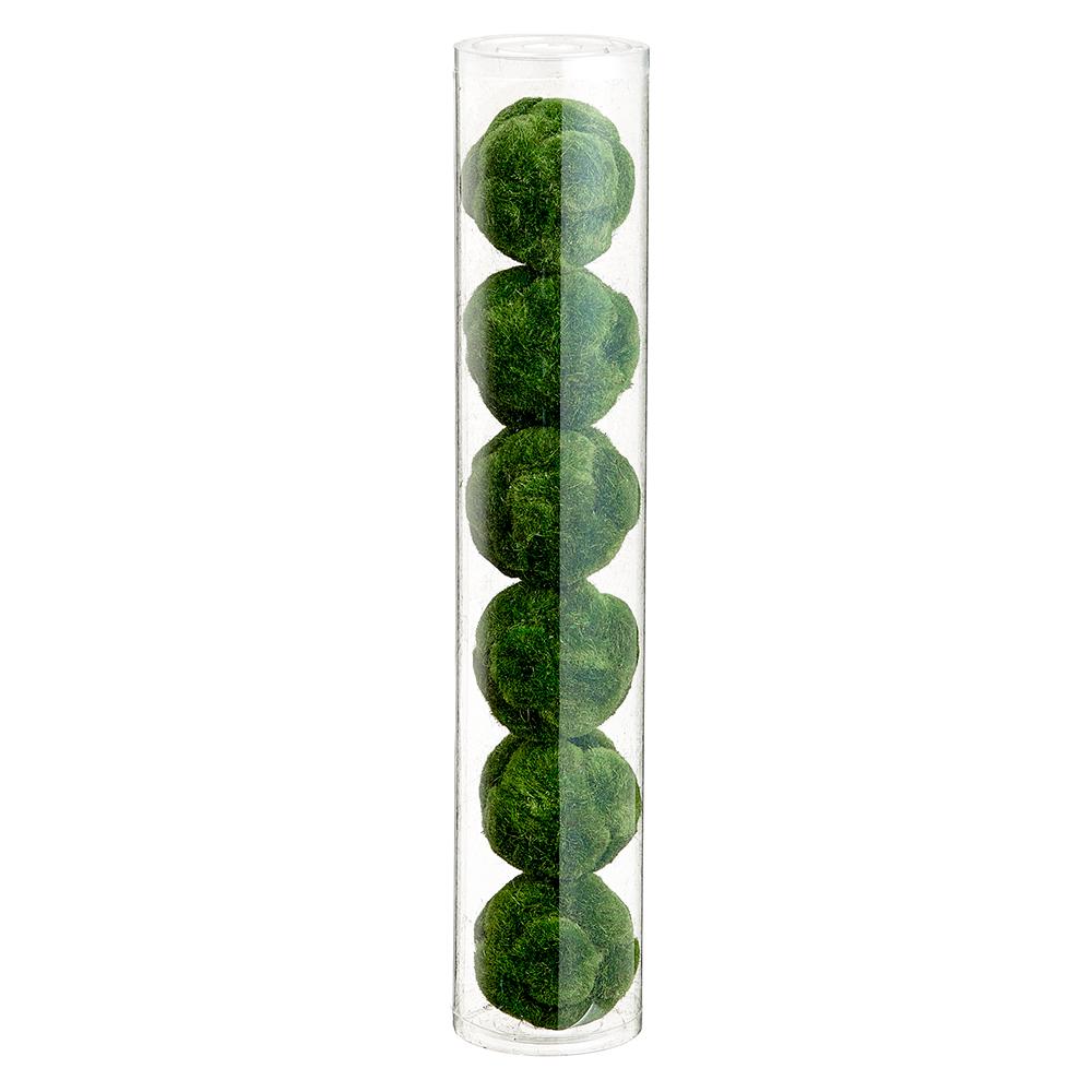 Green Moss Orbs, 6 Pack