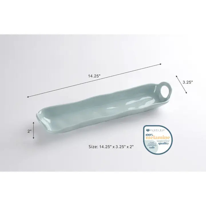 Melamine Aqua Cracker Tray