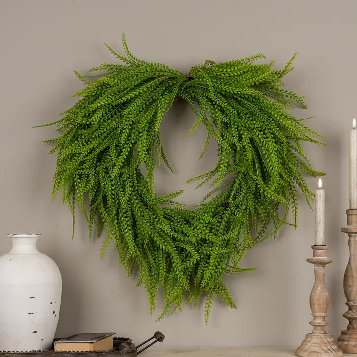 28" Beaded Grass Wreath