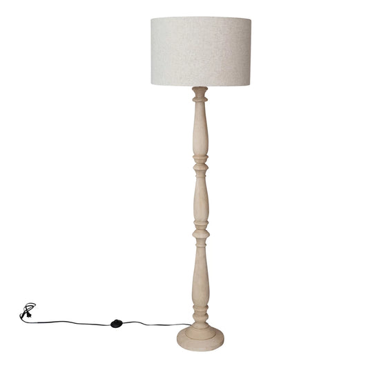 Mango Wood Floor Lamp (LOCAL PICKUP ONLY)