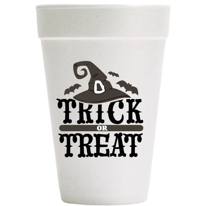 Halloween Printed Styrofoam Cups, Various Styles