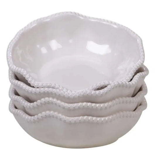 Perlette Cream Melamine All Purpose Bowl