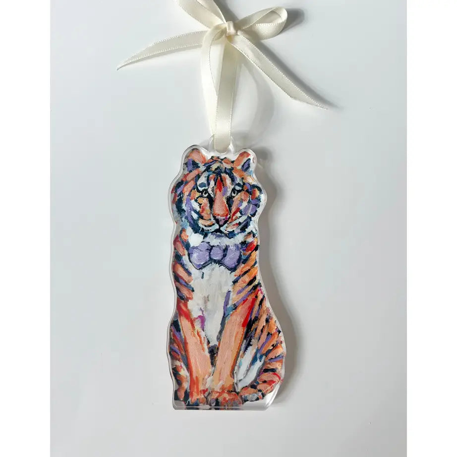 Acrylic Tiger Print on Satin Ribbon, 3 Styles