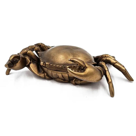 Bronze Decorative Crab Box