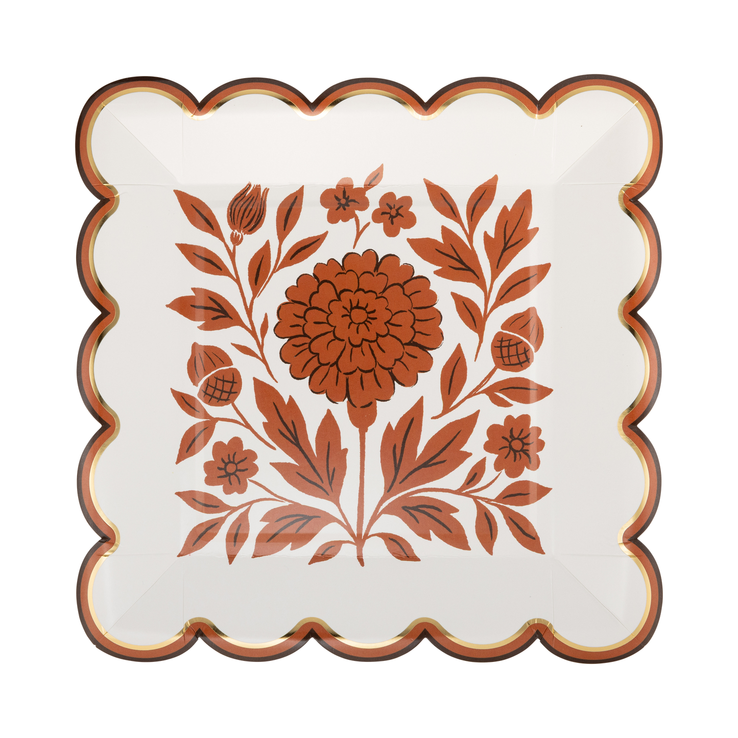 Fall Marigold 8" Plate