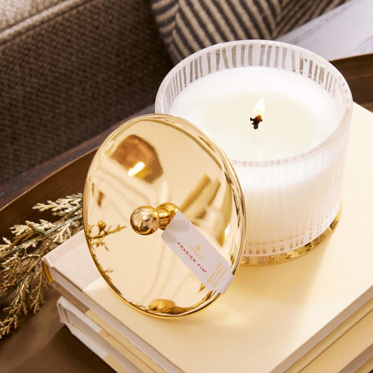 Frasier Fir Gilded Frosted Wood Grain 9oz. Candle