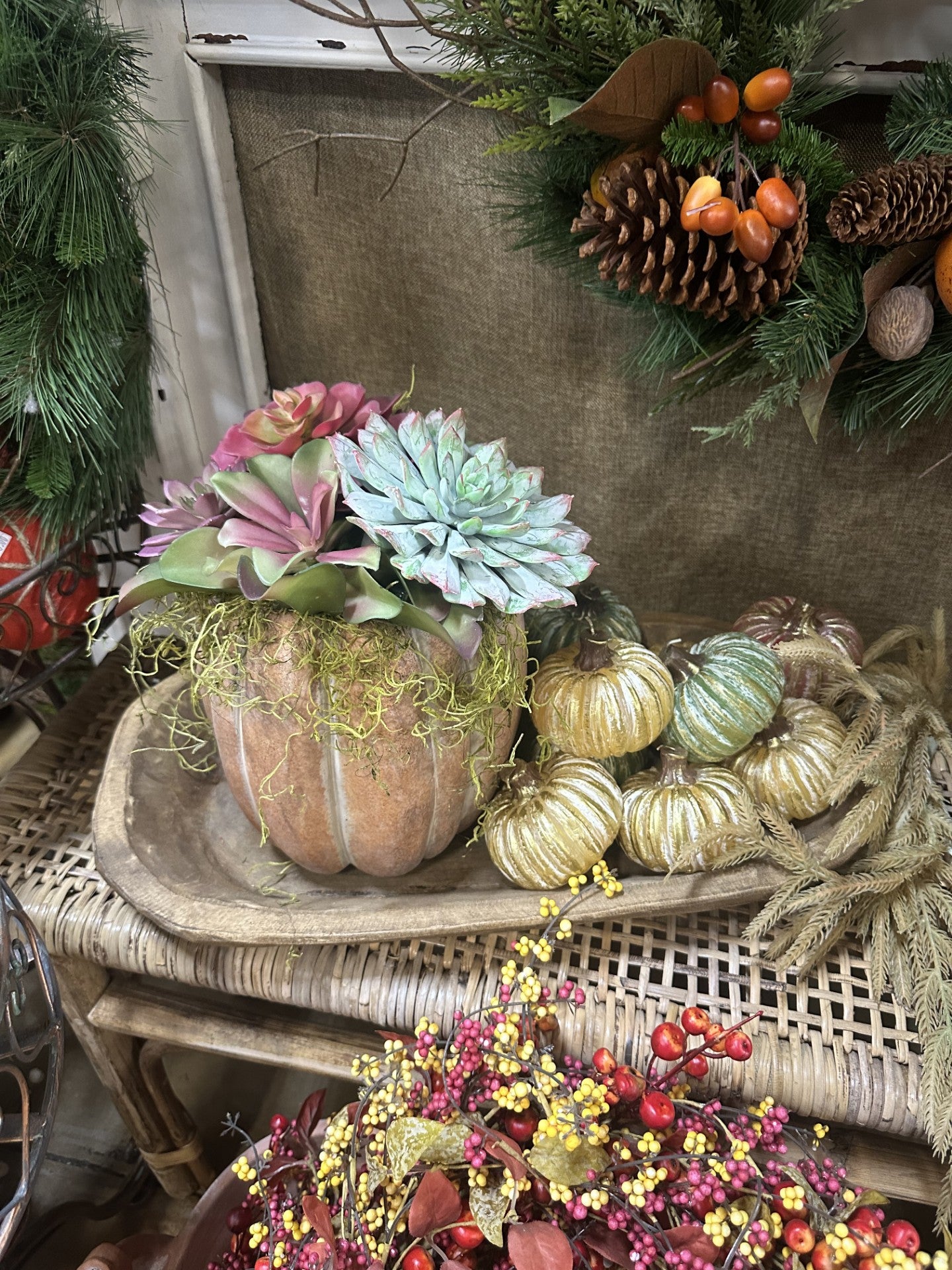 Cement Pumpkin Planter (3 Sizes)