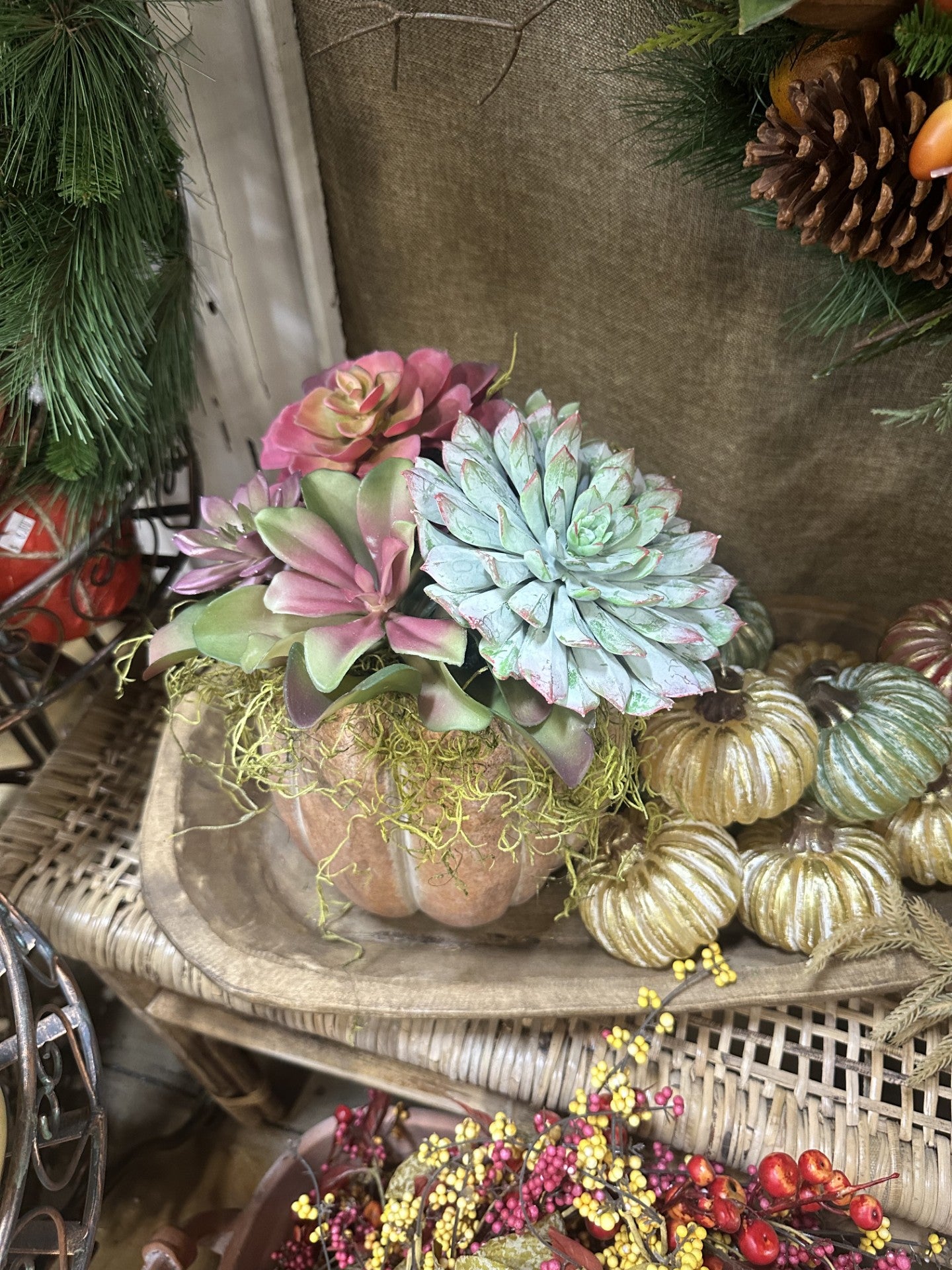 Cement Pumpkin Planter (3 Sizes)