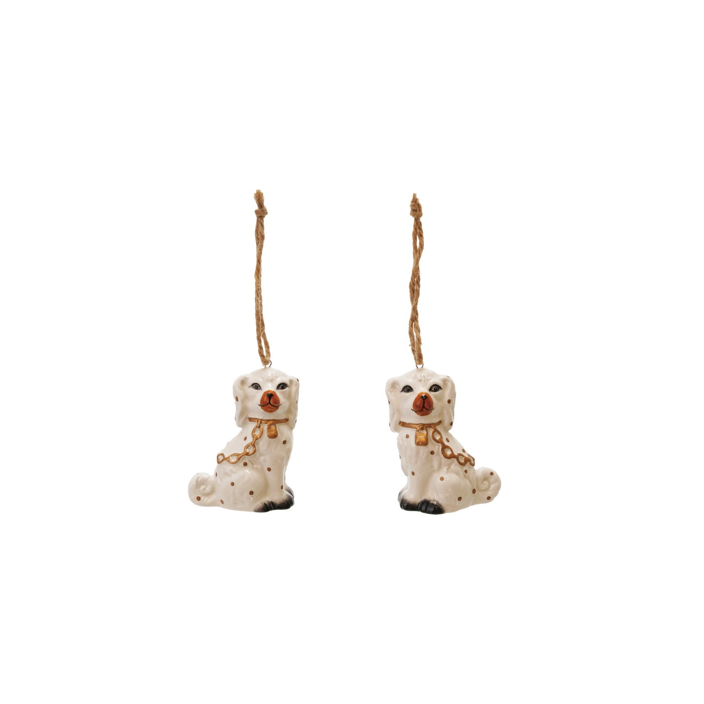 Ceramic Staffordshire Dog Ornament