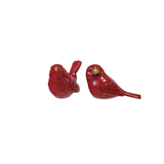 Hand-Painted Embossed Ceramic Bird